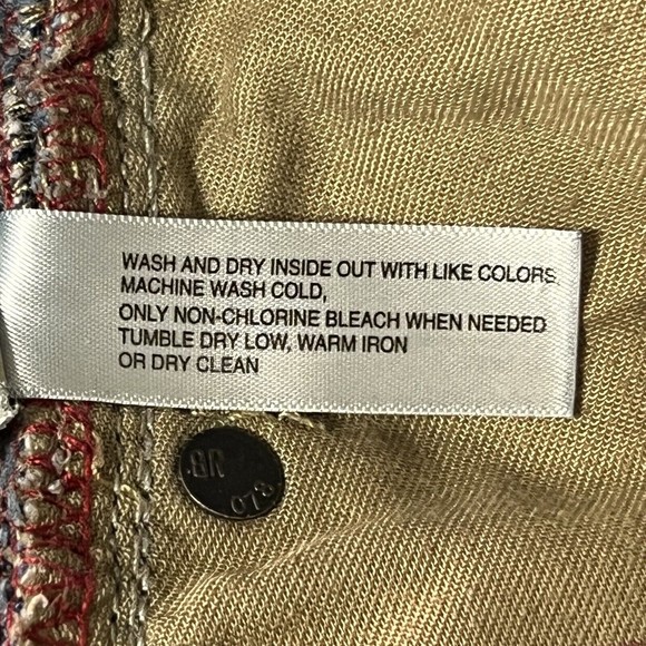 Banana Republic Straight Jeans Mens TAG 34x34 Blue Denim Dark Wash FIT 34x32.5 - Picture 9 of 17